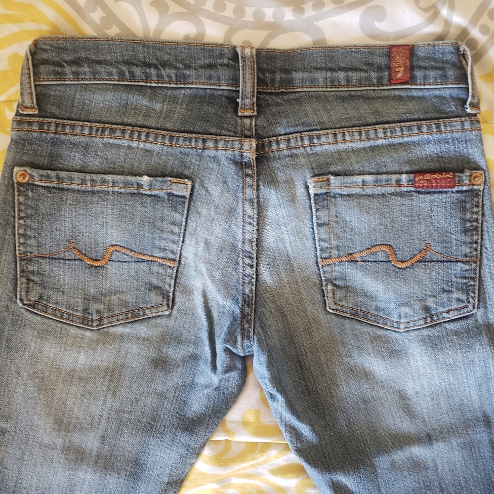 Bootcut 7 Jeans, 24 - Picture 3 of 8